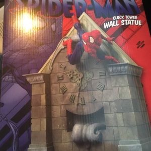 Spider-Man Wall Clock Sculpture